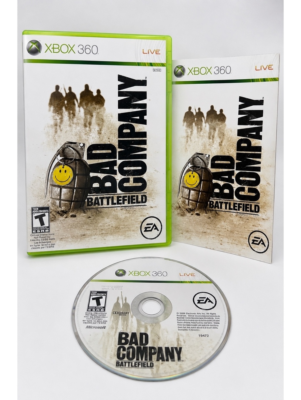 Battlefield Bad Company Xbox 360 CIB Complete Manual Tested Working EA